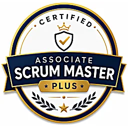 Scrum Master Plus certification badge