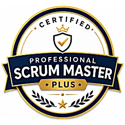 Scrum Master Plus certification badge