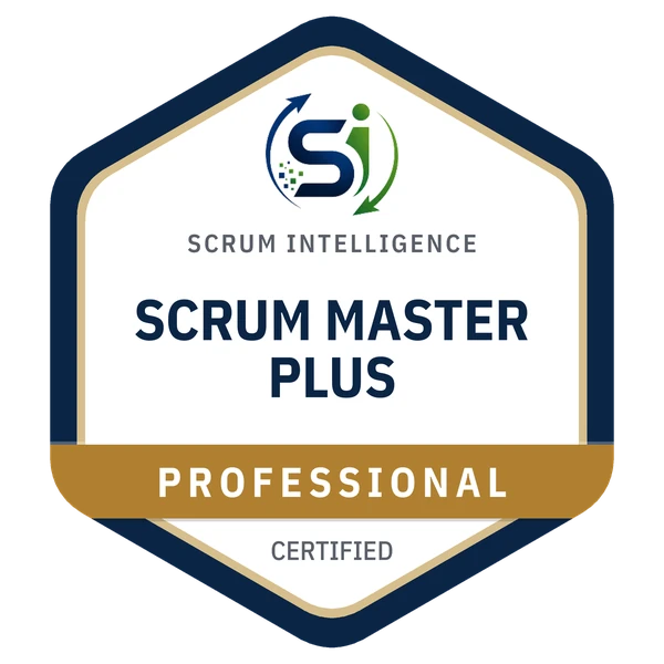 Scrum Master Plus badge