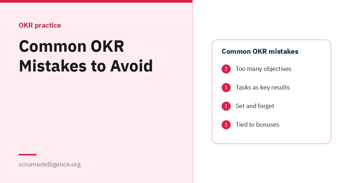 Common OKR Mistakes and How to Avoid Them