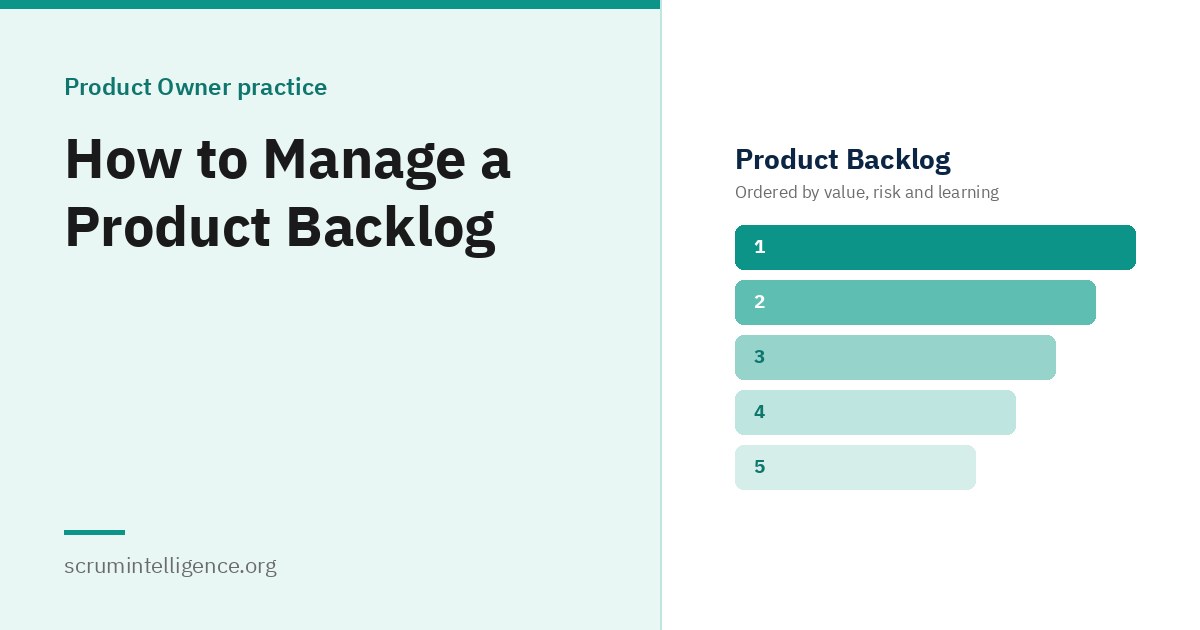 How to Manage a Product Backlog: A Step-by-Step Guide
